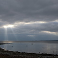 Solstrålar över Kalmarsund